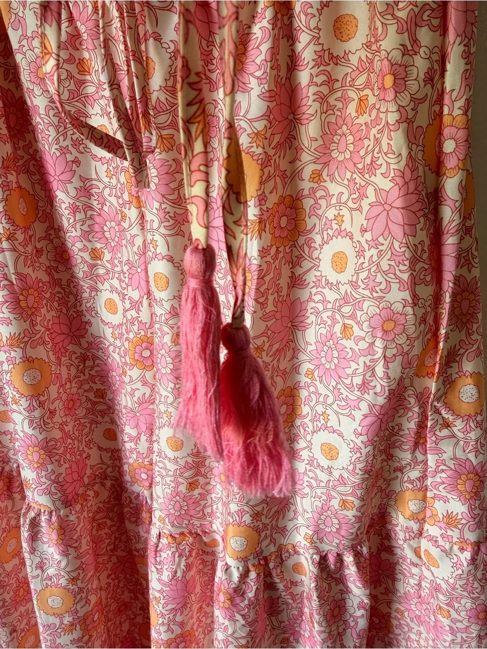 Floral Print Wide Leg Pants - Picture 5 of 5